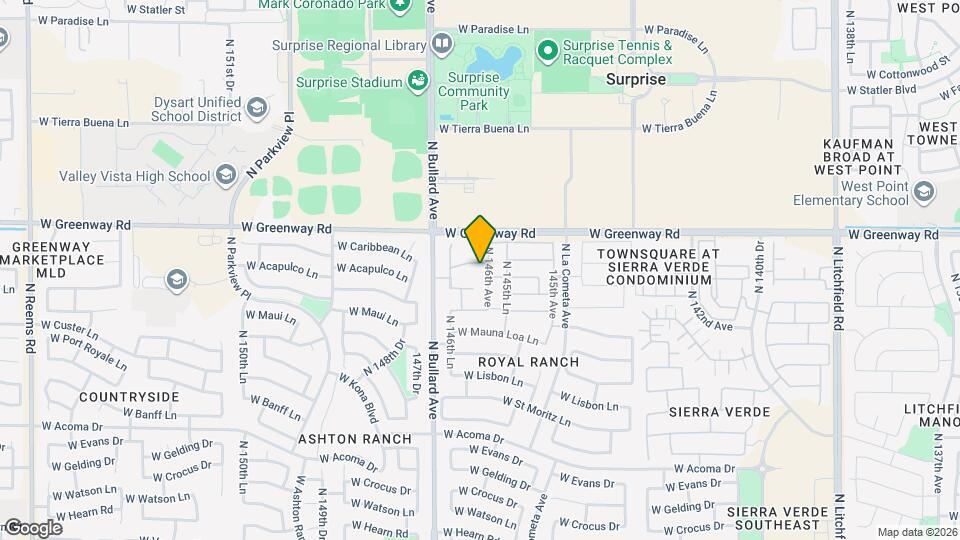 14611 W Acapulco Ln Map and Location Details