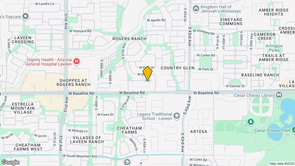 7504 S 45th Dr Mapa y Detalles de la Ubicación