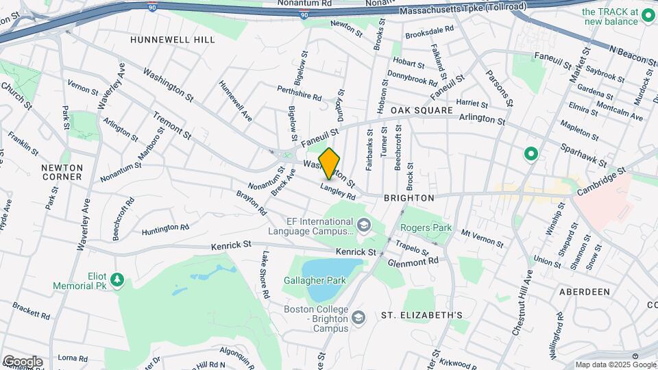 60 Langley Rd, Unit 1 Map and Location Details