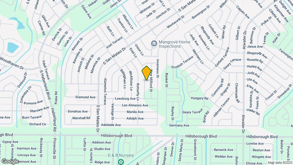 4502 Enid Ln Map and Location Details