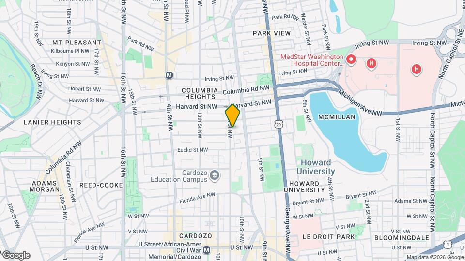 2707 11th St NW Map and Location Details