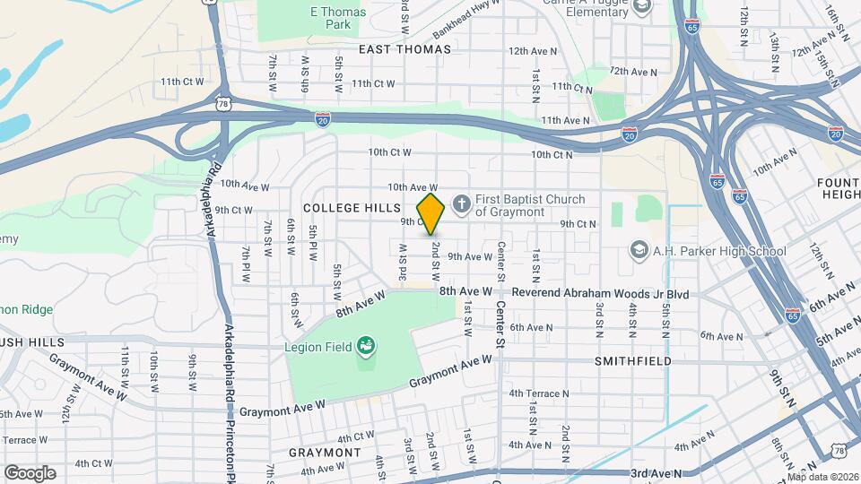 908 2nd St W Map and Location Details