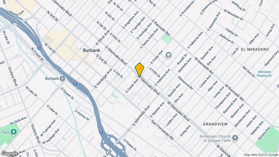 701 S Glenoaks Blvd Mapa y Detalles de la Ubicación