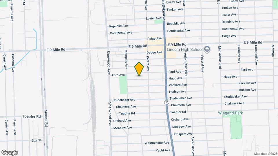 7219 Hupp Ave Mapa y Detalles de la Ubicación