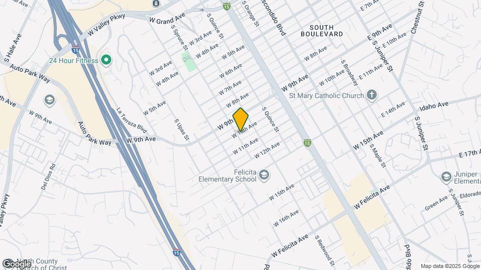 759 W 10th Ave Map and Location Details