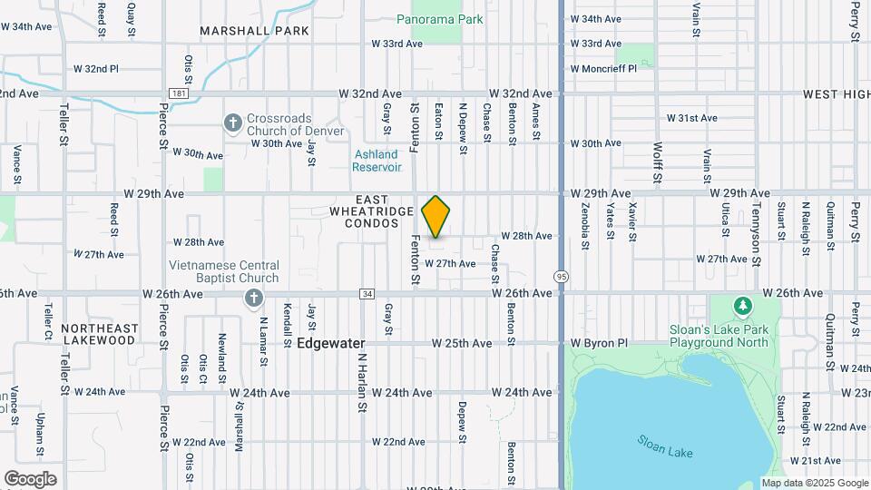 5700 W 28th Ave Map and Location Details