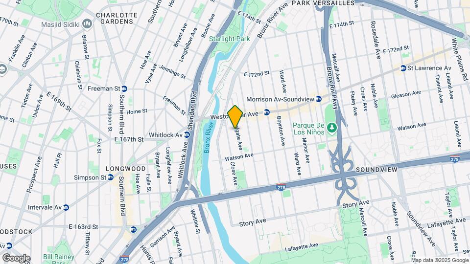 1155 Colgate Ave, Unit 1L Map and Location Details