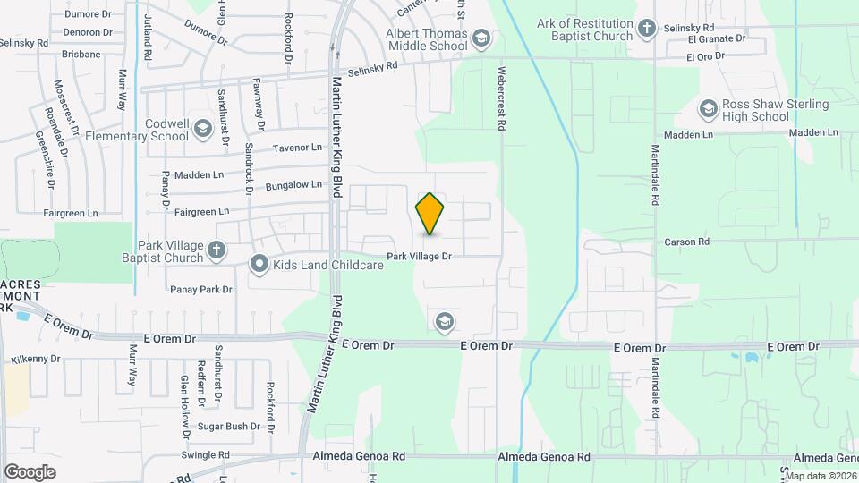 12015 Rosecroft Dr Map and Location Details