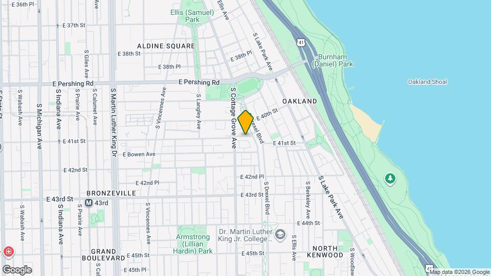 4108 S Drexel Blvd Map and Location Details