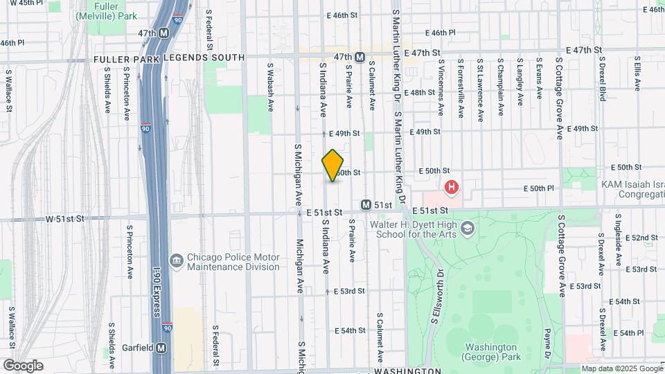 5023 S Indiana Ave, Unit 1 Map and Location Details
