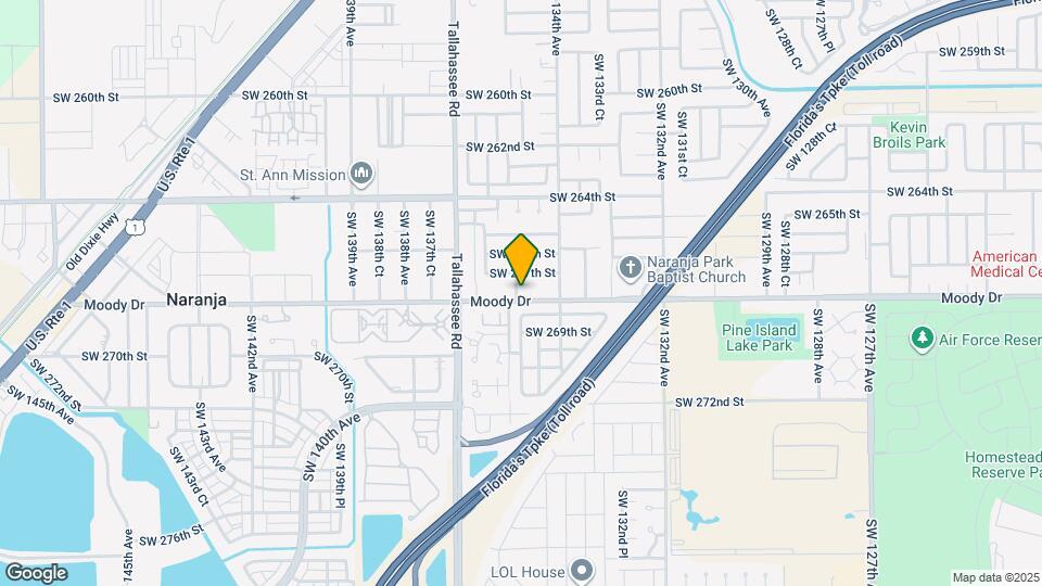 13451 SW 268th St Map and Location Details