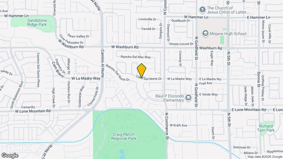505 Casa Del Norte Dr Map and Location Details