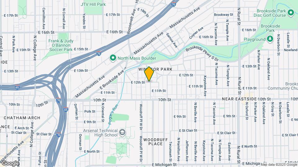 1128 Sterling St Map and Location Details