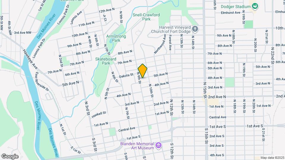 909 5th Ave N Map and Location Details