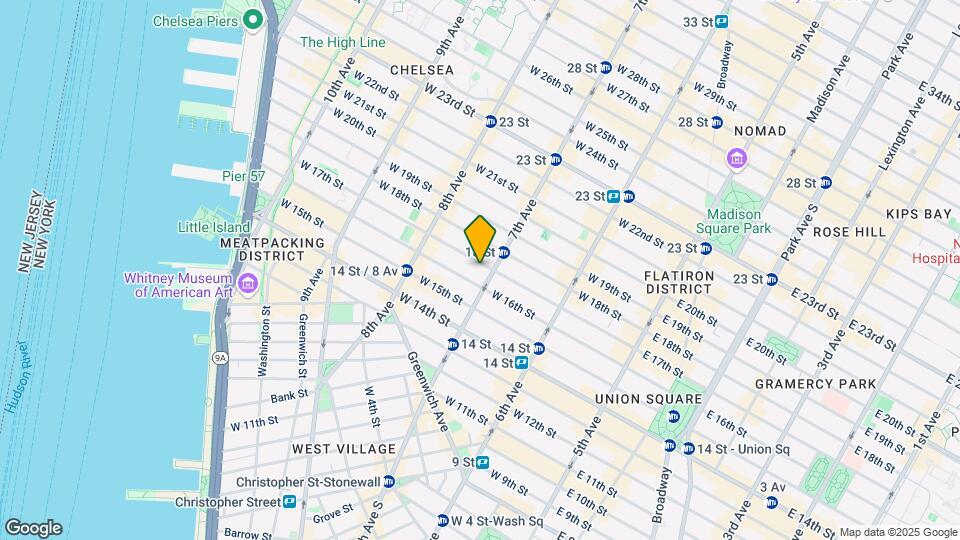 210 West 17th Street Map and Location Details