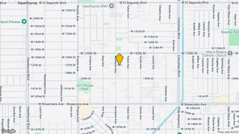 13628 Kornblum Ave. Map and Location Details