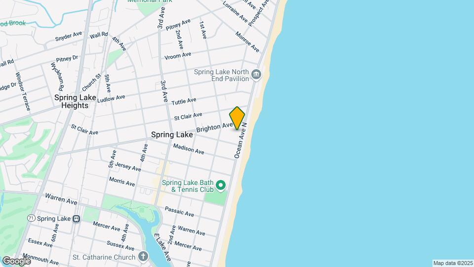 1609 Ocean Ave Mapa y Detalles de la Ubicación