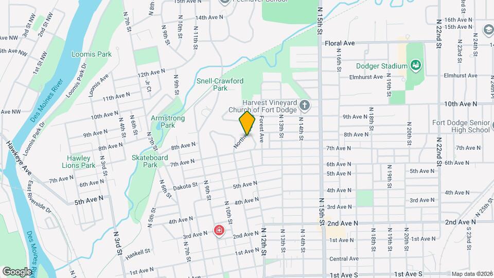 726 Elizabeth Ave Map and Location Details