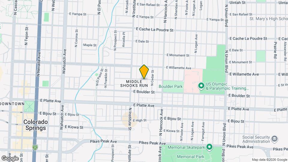 431 Custer Ave Map and Location Details