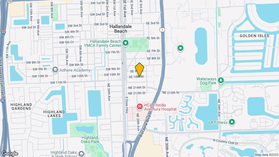 206 SE 10th St Map and Location Details