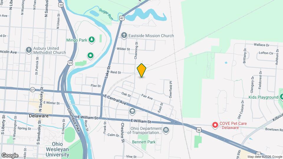 Channing Street Homes Map and Location Details