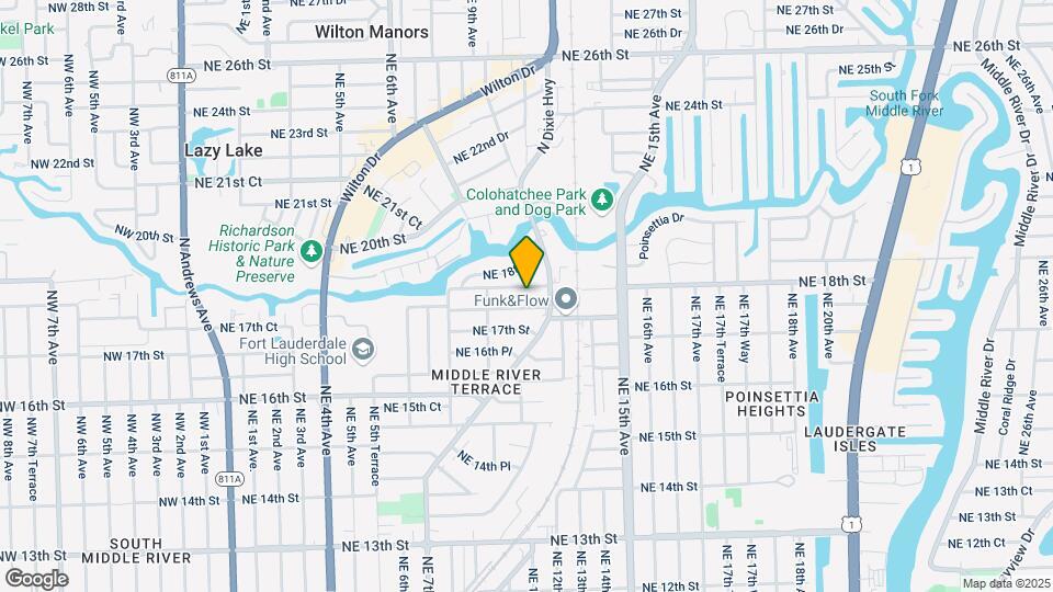 1018 NE 18th St Map and Location Details