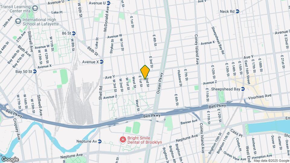 2538 E 2nd St, Unit 2nd Floor Map and Location Details