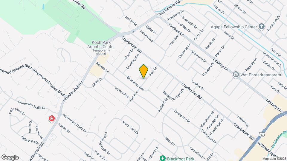 255 Paul Ave Map and Location Details