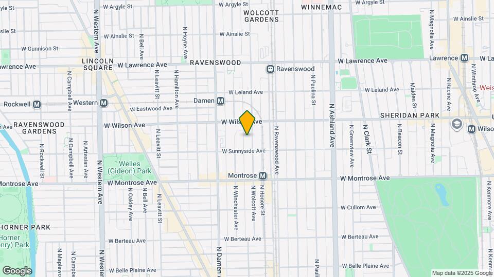 4526 N Wolcott Ave Map and Location Details