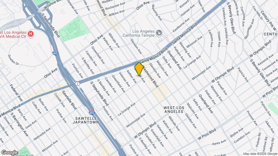 1861 Midvale Ave Map and Location Details