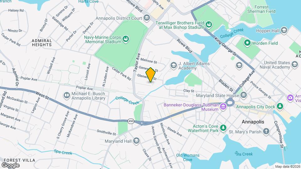 714 Rosedale St Map and Location Details