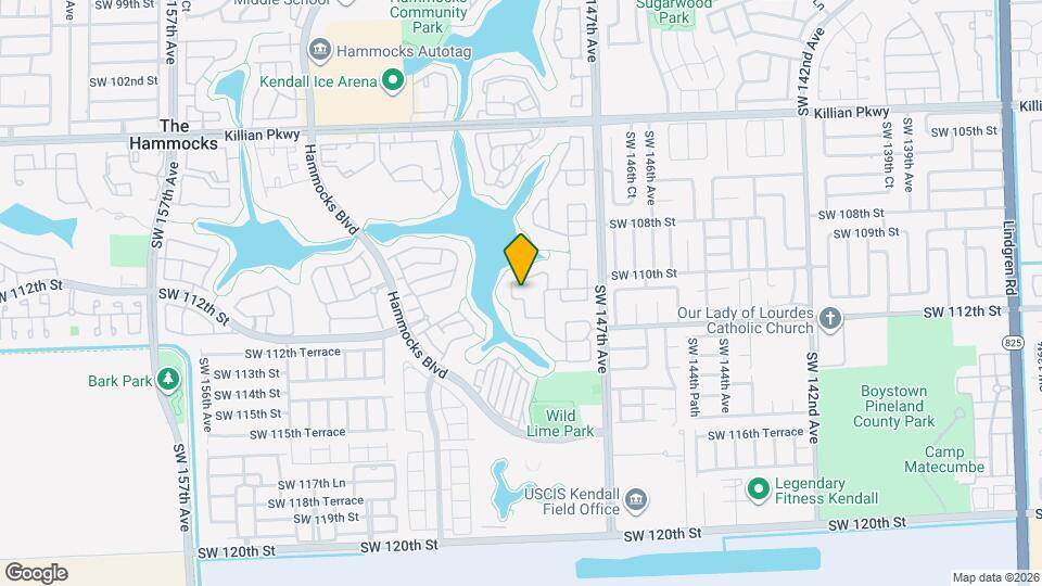 14835 SW 111th Terrace Map and Location Details