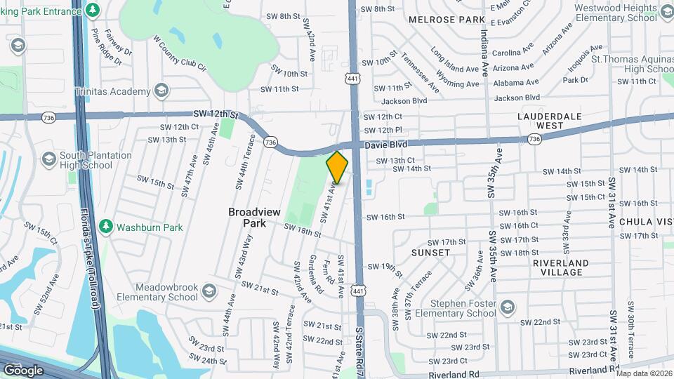1440 SW 41st Ave Mapa y Detalles de la Ubicación