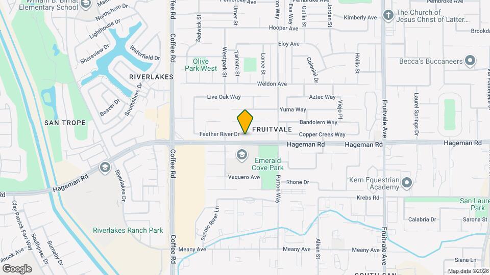 7421 Feather River Dr Mapa y Detalles de la Ubicación