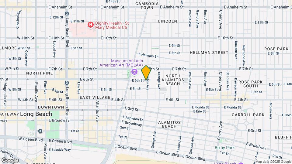 541 Cerritos Ave Mapa y Detalles de la Ubicación