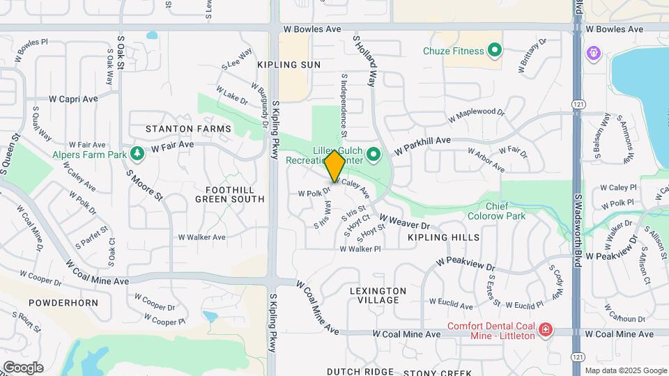 9722 W Polk Dr Map and Location Details