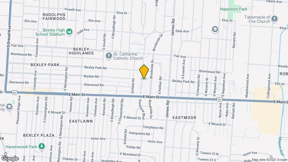 616 Eastmoor Blvd Map and Location Details