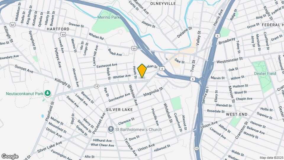 329 Plainfield St Map and Location Details