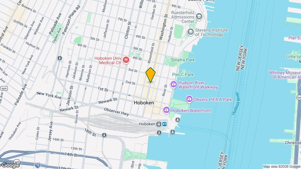 219 Washington St, Unit 8 Map and Location Details