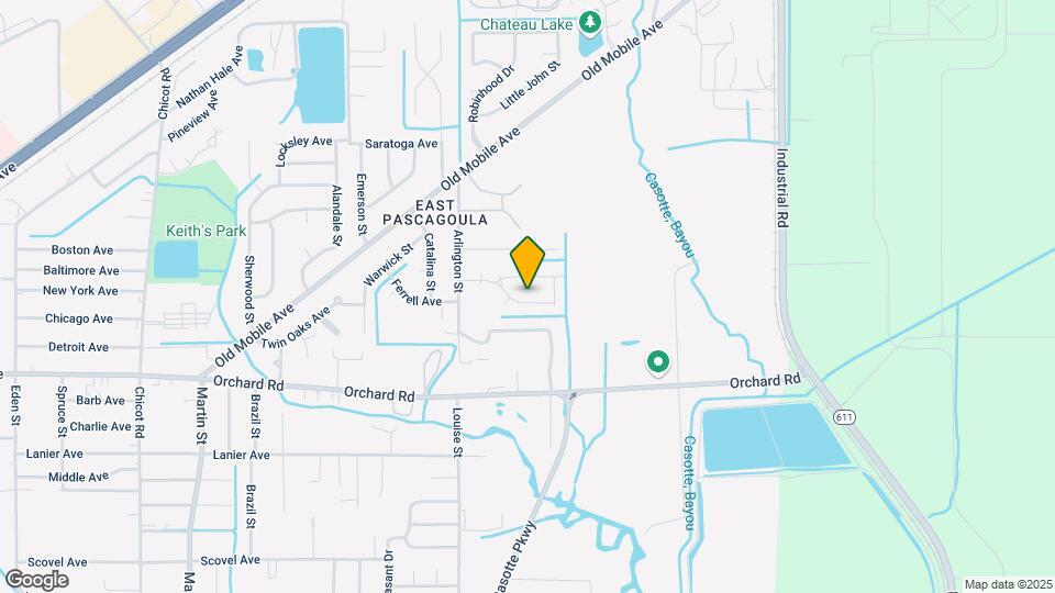 5117 Potomac Dr Map and Location Details