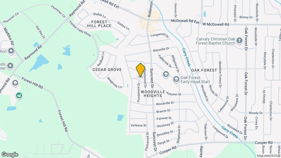 1134 Autumn St Map and Location Details