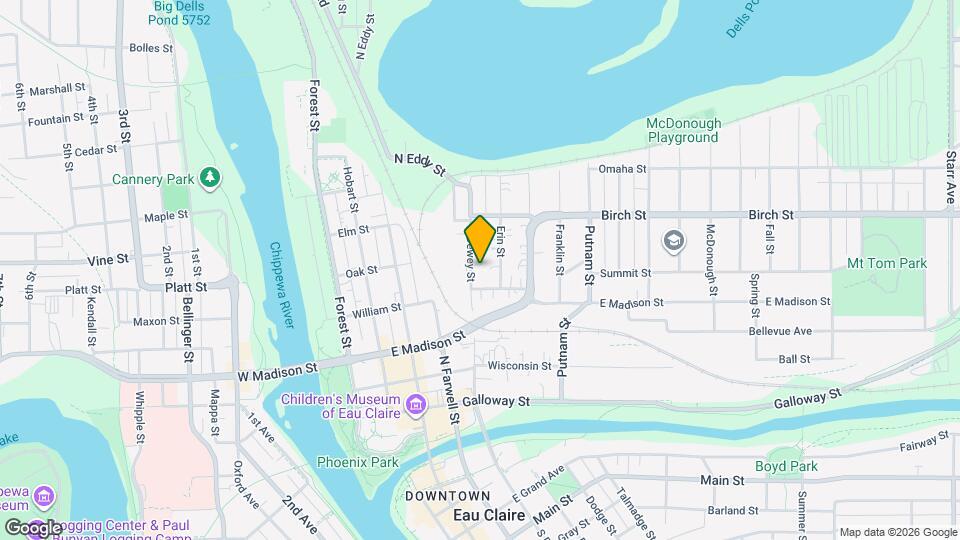 515 N Dewey St, Unit 515 N Dewey St Unit B Map and Location Details