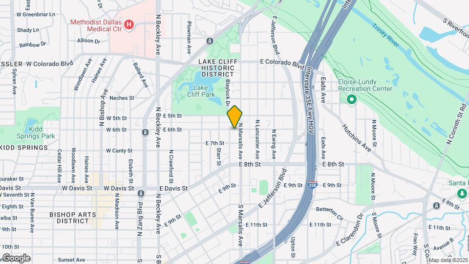 532 E 6th St Map and Location Details