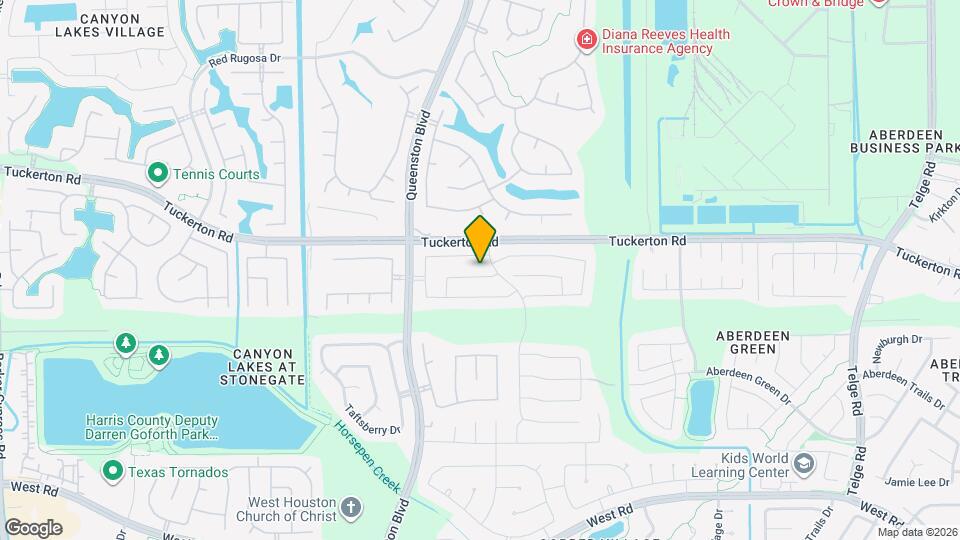 16734 Libson Falls Dr Map and Location Details