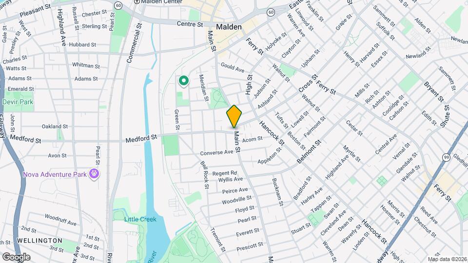 92 Main St, Unit 1 Mapa y Detalles de la Ubicación