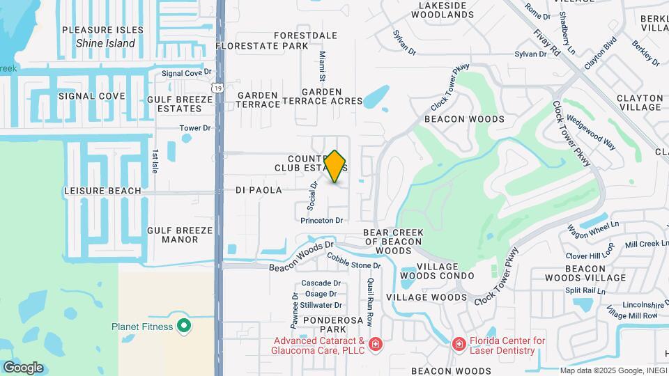 7408 Country Club Dr Map and Location Details