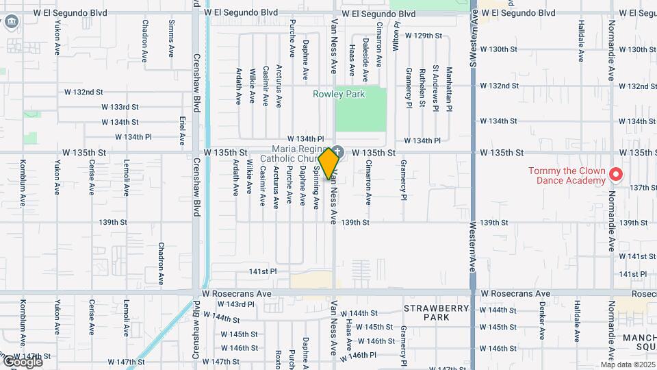 13617 Van Ness Ave Mapa y Detalles de la Ubicación