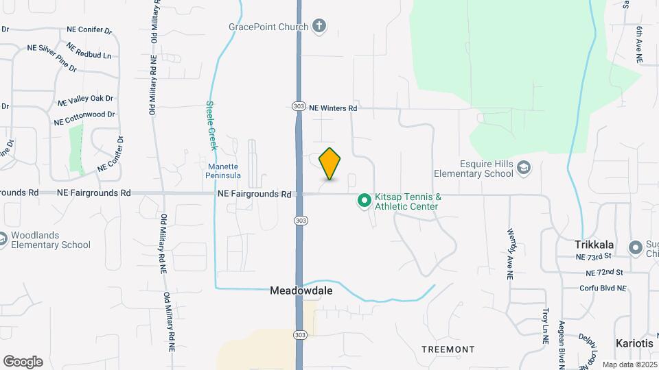 7602 Concord Ln NE Map and Location Details