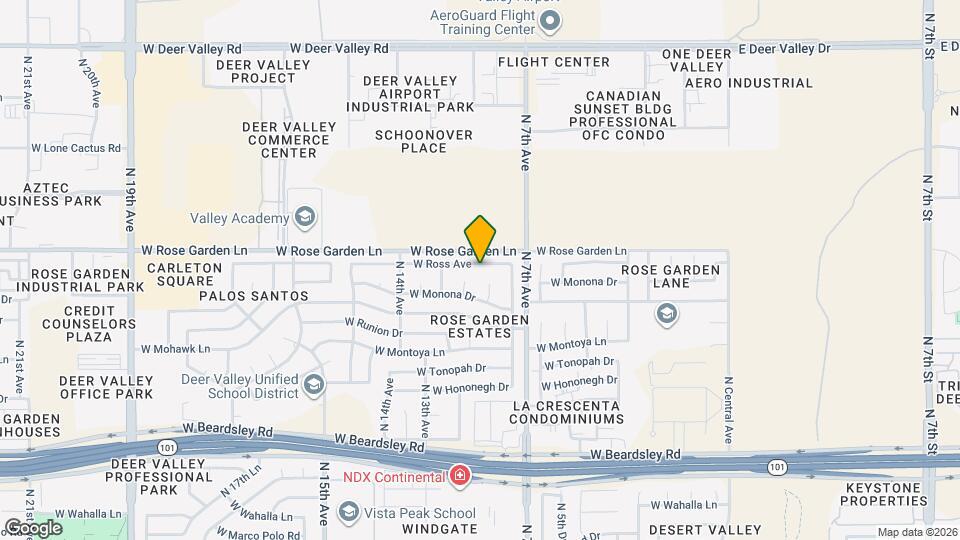 907 W Ross Ave Map and Location Details