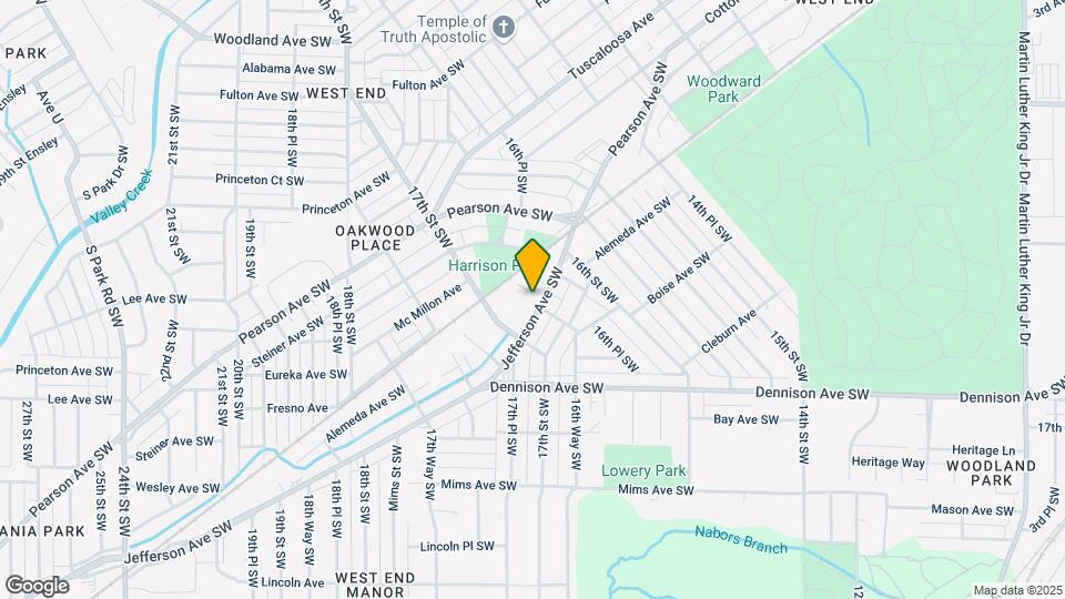 1652 Jefferson Ave SW Map and Location Details